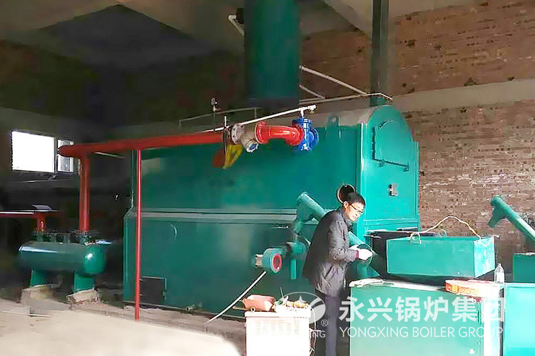 中国中铁四局1.4MW热水锅炉